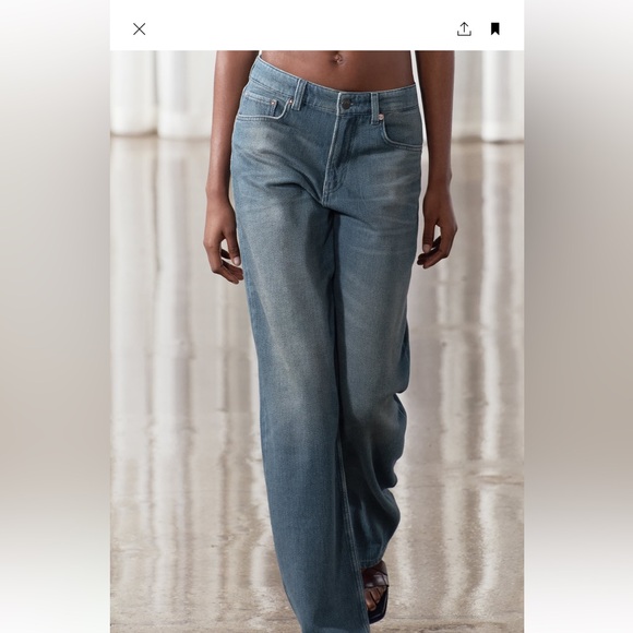 Zara jeans size 28us (6) - Picture 7 of 8